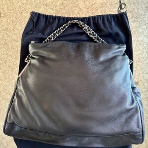 CHANEL Black Hobo Bag